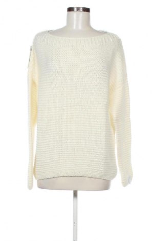 Damenpullover United Colors Of Benetton, Größe M, Farbe Weiß, Preis 61,99 €