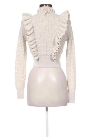 Damski sweter Zara, Rozmiar S, Kolor ecru, Cena 72,99 zł