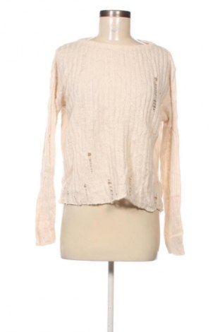 Damenpullover Zara, Größe L, Farbe Ecru, Preis 13,99 €