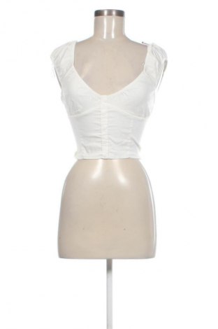 Damentop Bershka, Größe S, Farbe Weiß, Preis 24,99 €