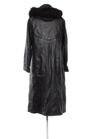 Дамско кожено палто Unbranded, Размер XL, Цвят Черен, Цена 110,00 €
