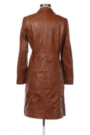 Damen Ledermantel Zara, Größe M, Farbe Braun, Preis € 104,99