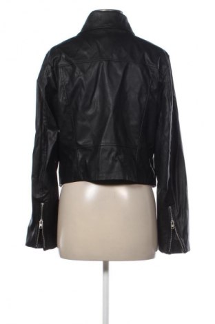 Női bőrdzseki H&M Divided, Méret L, Szín Fekete, Ár 11 239 Ft