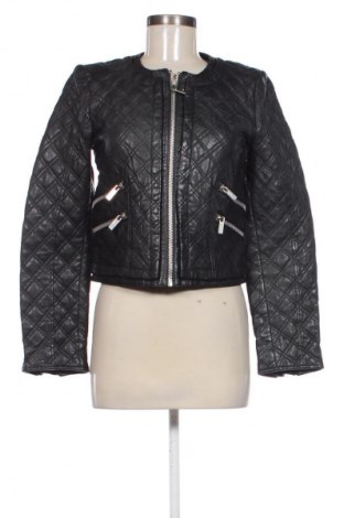 Дамско кожено яке Mango, Размер S, Цвят Черен, Цена 57,27 €