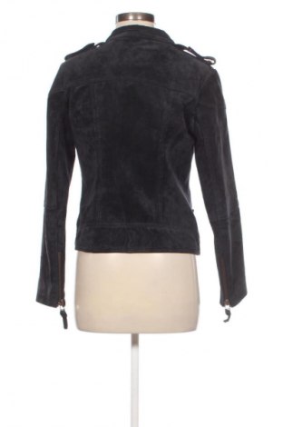 Damen Lederjacke Mango, Größe M, Farbe Blau, Preis € 42,00