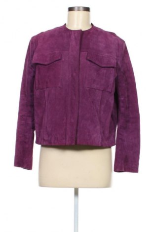 Damen Lederjacke Mango, Größe M, Farbe Lila, Preis € 60,00