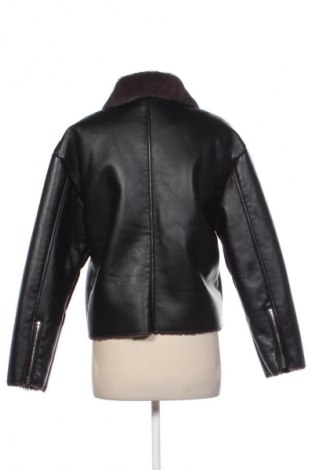 Damen Lederjacke Mango, Größe M, Farbe Schwarz, Preis 31,72 €