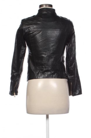 Női bőrdzseki Massimo Dutti, Méret XS, Szín Fekete, Ár 43 699 Ft