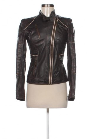 Damen Lederjacke Rockeds, Größe S, Farbe Braun, Preis 126,00 €