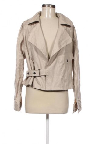 Damen Lederjacke SHEIN, Größe L, Farbe Ecru, Preis 17,99 €