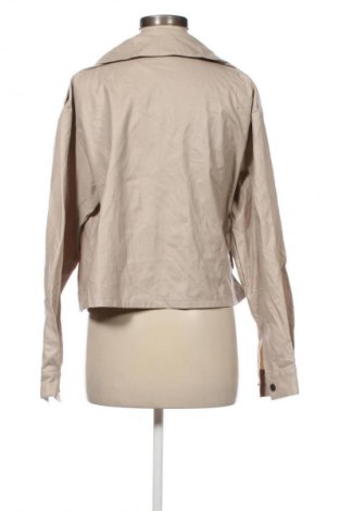 Damen Lederjacke SHEIN, Größe L, Farbe Ecru, Preis 17,99 €