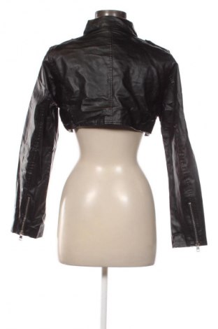 Дамско кожено яке SHEIN, Размер M, Цвят Черен, Цена 11,24 €