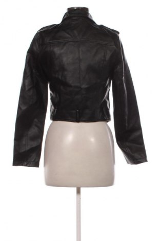 Дамско кожено яке Sinsay, Размер M, Цвят Черен, Цена 30,00 €
