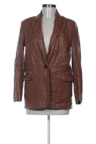 Női bőrdzseki Stradivarius, Méret S, Szín Barna, Ár 12 286 Ft