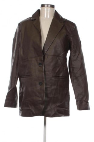 Damska kurtka skórzana VILA, Rozmiar S, Kolor Brązowy, Cena 162,99 zł