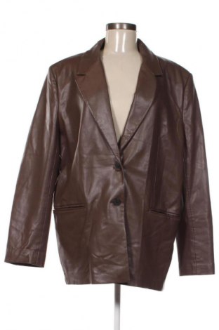Dámská kožená bunda  Zara, Velikost XXL, Barva Hnědá, Cena  679,00 Kč