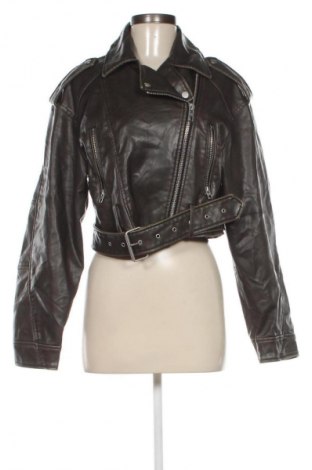 Dámská kožená bunda  Zara, Velikost S, Barva Zelená, Cena  649,00 Kč