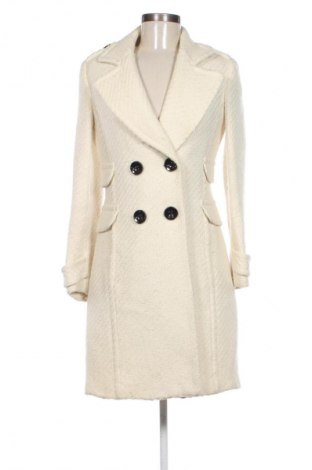 Γυναικείο παλτό Mango, Μέγεθος M, Χρώμα Εκρού, Τιμή 52,75 €