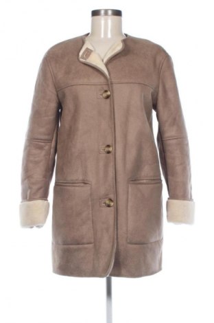 Damenmantel Zara, Größe XS, Farbe Beige, Preis € 24,43