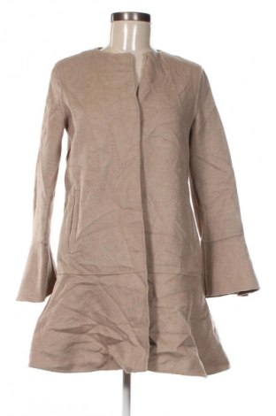 Damenmantel Zara, Größe XS, Farbe Beige, Preis 48,99 €