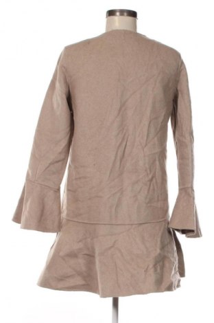 Damenmantel Zara, Größe XS, Farbe Beige, Preis 48,99 €