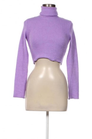 Damen Rollkragen Bershka, Größe S, Farbe Lila, Preis € 7,99