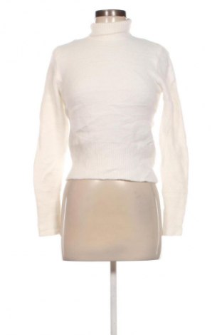 Damen Rollkragen Zara, Größe M, Farbe Weiß, Preis 12,99 €