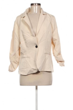 Damen Blazer SHEIN, Größe L, Farbe Ecru, Preis 10,99 €