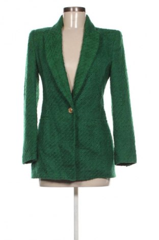 Dámske sako  Zara, Veľkosť M, Farba Zelená, Cena  22,95 €