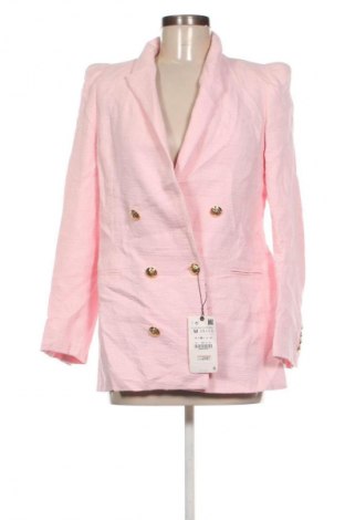 Női blézer Zara, Méret M, Szín Rózsaszín, Ár 20 459 Ft