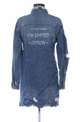 Γυναικείο μπουφάν Queen Hearts, Μέγεθος M, Χρώμα Μπλέ, Τιμή 14,99 €