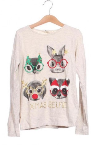 Kinder Shirt H&M, Größe 8-9y/ 134-140 cm, Farbe Beige, Preis € 4,99