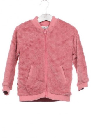 Kinder Strickjacke C&A, Größe 4-5y/ 110-116 cm, Farbe Rosa, Preis 5,99 €