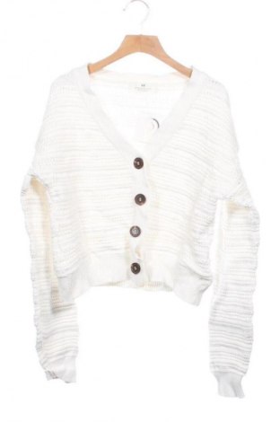 Kinder Strickjacke H&M, Größe 12-13y/ 158-164 cm, Farbe Ecru, Preis 4,99 €