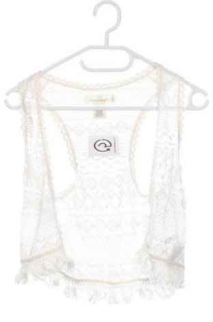 Kinder Strickjacke H&M L.O.G.G., Größe 11-12y/ 152-158 cm, Farbe Weiß, Preis 9,99 €