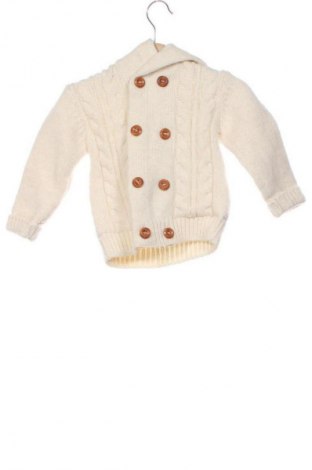 Kinder Strickjacke Unbranded, Größe 6-9m/ 68-74 cm, Farbe Ecru, Preis 6,99 €