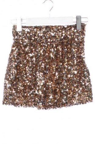 Fustă pentru copii Zara, Mărime 7-8y/ 128-134 cm, Culoare Auriu, Preț 15,99 Lei