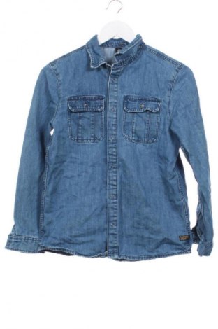 Kinderhemd H&M, Größe 11-12y/ 152-158 cm, Farbe Blau, Preis 6,00 €