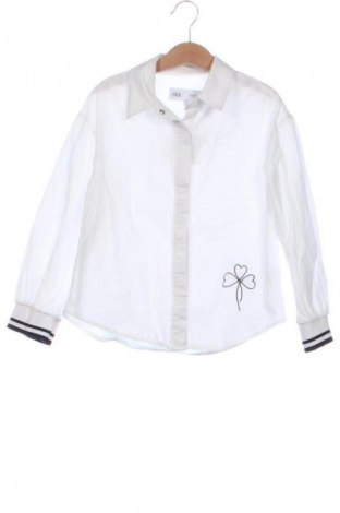 Kinderhemd Zara, Größe 7-8y/ 128-134 cm, Farbe Weiß, Preis € 5,99