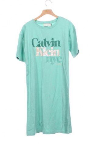 Rochie pentru copii Calvin Klein Jeans, Mărime 13-14y/ 164-168 cm, Culoare Verde, Preț 218,99 Lei