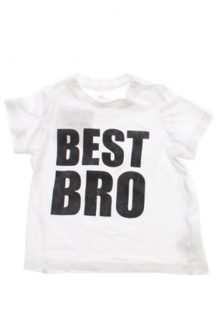 Παιδικό μπλουζάκι H&M, Μέγεθος 3-6m/ 62-68 εκ., Χρώμα Λευκό, Τιμή 4,99 €