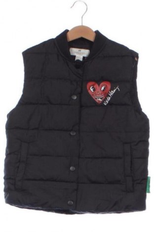Kinderweste H&M, Größe 6-7y/ 122-128 cm, Farbe Schwarz, Preis 10,99 €