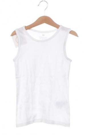 Podkoszulek dziecięcy H&M, Rozmiar 7-8y/ 128-134 cm, Kolor Biały, Cena 26,99 zł