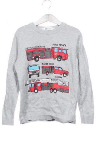 Kinderpullover H&M, Größe 6-7y/ 122-128 cm, Farbe Grau, Preis 10,99 €