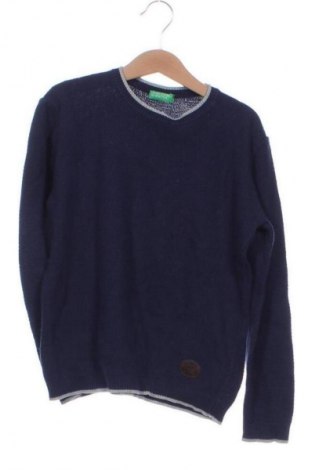 Kinderpullover United Colors Of Benetton, Größe 5-6y/ 116-122 cm, Farbe Blau, Preis 7,99 €