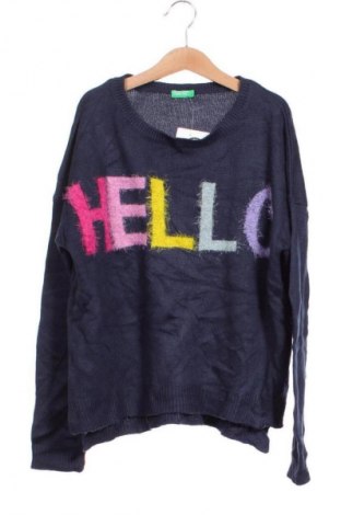 Kinderpullover United Colors Of Benetton, Größe 9-10y/ 140-146 cm, Farbe Blau, Preis 11,99 €