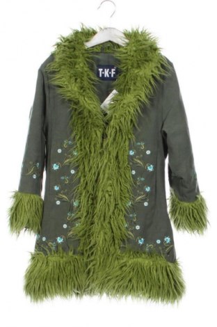 Детско палто Unbranded, Размер 6-7y/ 122-128 см, Цвят Зелен, Цена 12,78 €