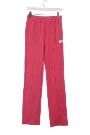 Dziecięce spodnie sportowe FILA, Rozmiar 15-18y/ 170-176 cm, Kolor Różowy, Cena 91,99 zł