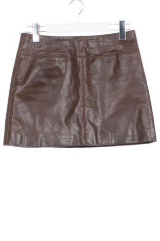 Lederrock Unbranded, Größe XXS, Farbe Braun, Preis 27,99 €