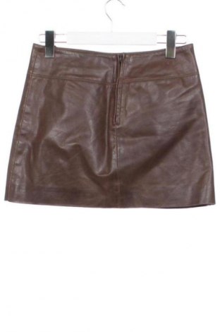 Lederrock Unbranded, Größe XXS, Farbe Braun, Preis 27,99 €